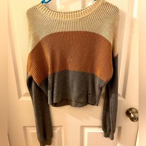Hollister size small crop knit sweater